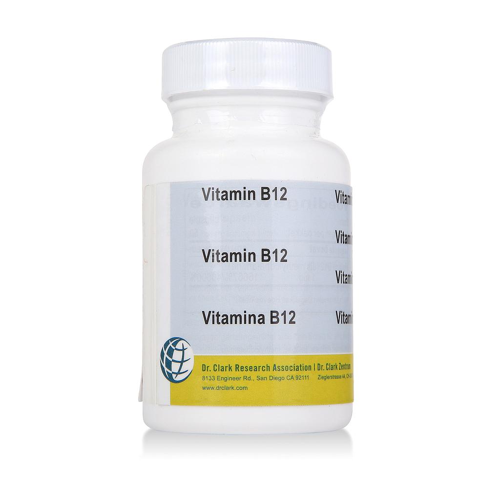 Vitamin B12 (Methylcobalamin), 1 mg 50 Kapseln | ch.drclark.com